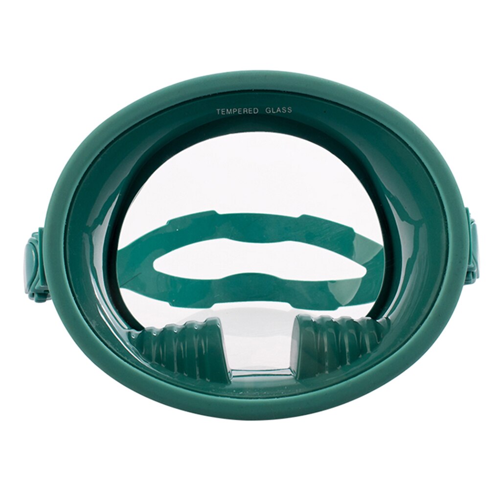 Full Face Diving Mask - Anti-Fog Wide View Snorkel Goggles for Adults: Green