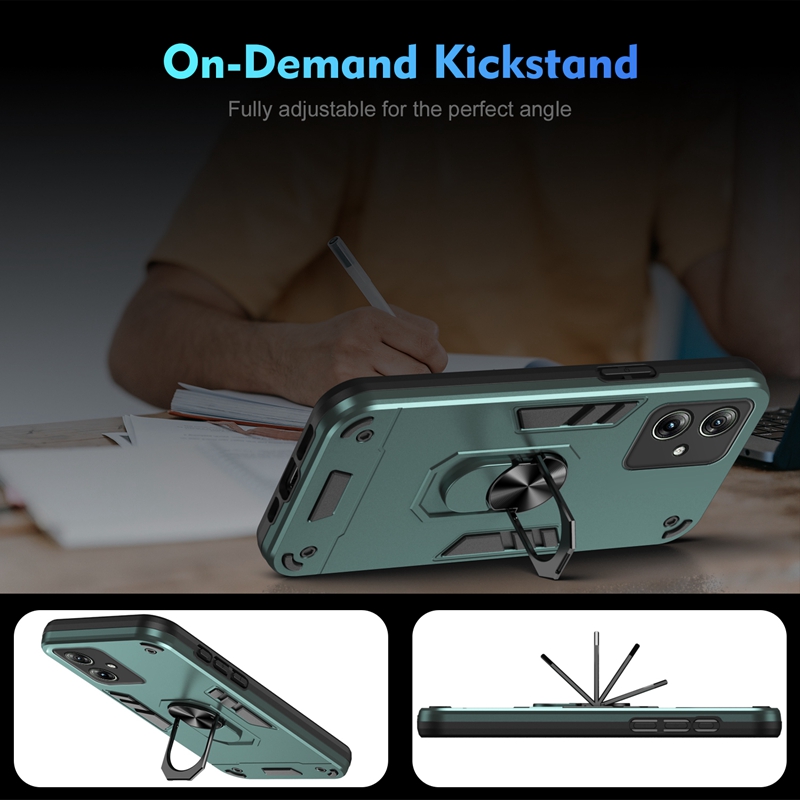 Shockproof Armor Case For Motorola Moto G04 G04S G14 G24 G34 G54 G64 G84 G13 G23 G53 G73 G22 G32 G42 G52 G62 G72 Ring Cover