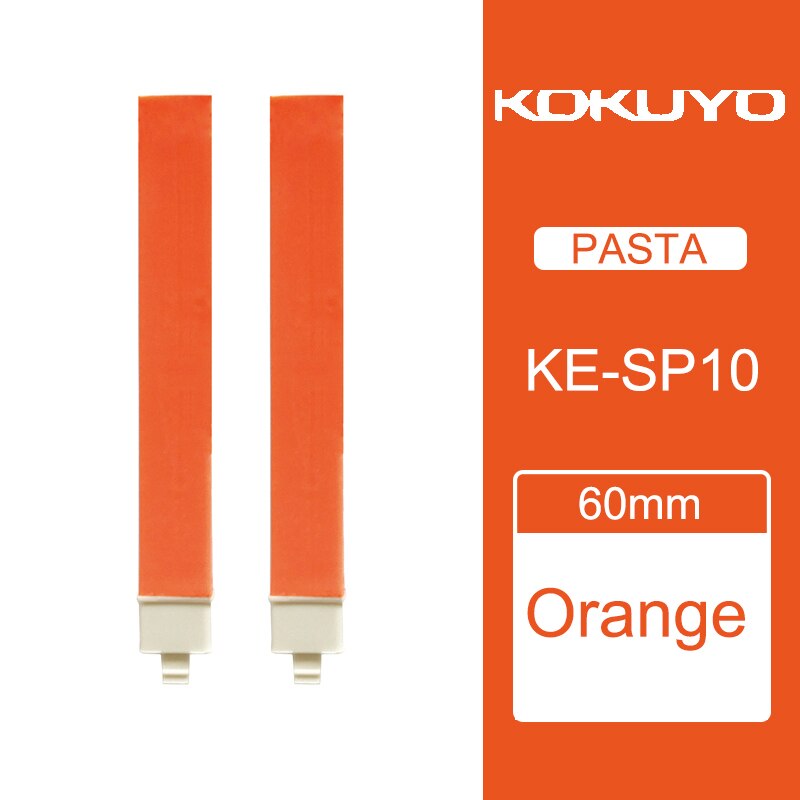 2 Pcs KOKUYO PASTA Solid Water-based Marker Pen Refill Multifunctional Art Drawing Replacement Core Graffiti Convenient Multicol: orange