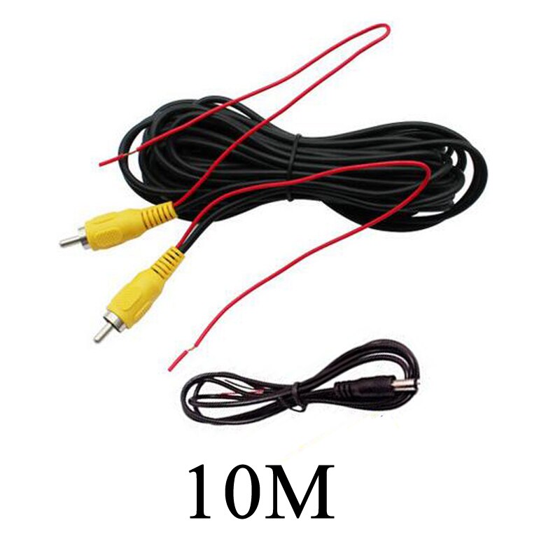 Câble RCA pour caméra arrière, 6M 10M 15M, pour vidéo, déclencheur combiné, sièges de stationnement, moniteur: 10M