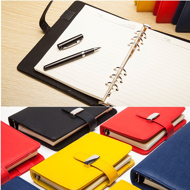RuiZe cuir spirale cahier planificateur agenda B5 A5 A6 A7 reliure à anneaux carnet de notes organisateur papeterie fournitures de bureau