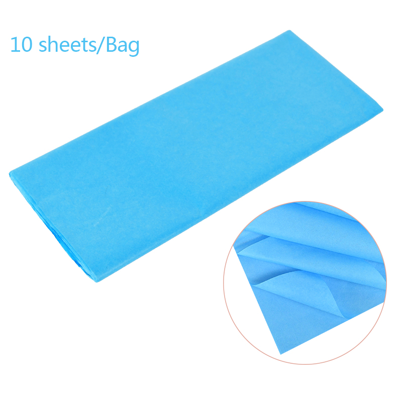 10 sztuk 65x50cm kwiat robić pakowania bibułka wesele wydarzenie impreza bukiet kwiatów prezent papier robić pakowania dekoracja opakowania DIY rękodzieło: fioletowy