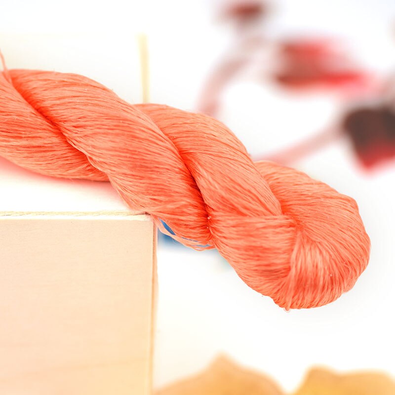 silk embroidery thread / 100% silk thread /hand embroidery embroider cross stitch/orange series/9 pure colors: 6
