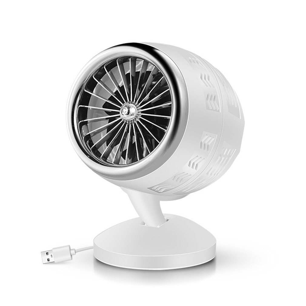 Klima sessiz konveksiyon hava sirkülasyonu masaüstü Mini Fan taşınabilir küçük Fan çift yaprak Turbo Fan taşınabilir dayanıklı: 03