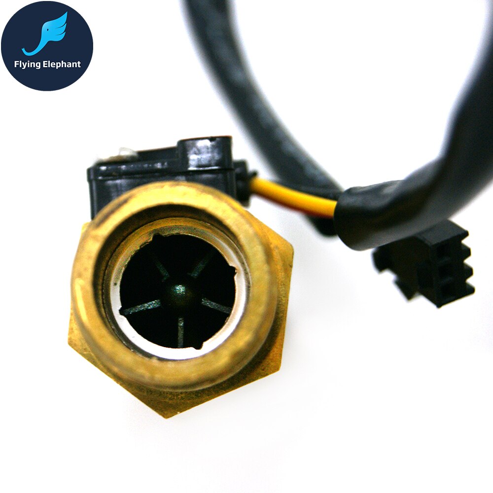 Water flow sensor G1/2'' Turbine Hall flowmeter with temperature detection B7