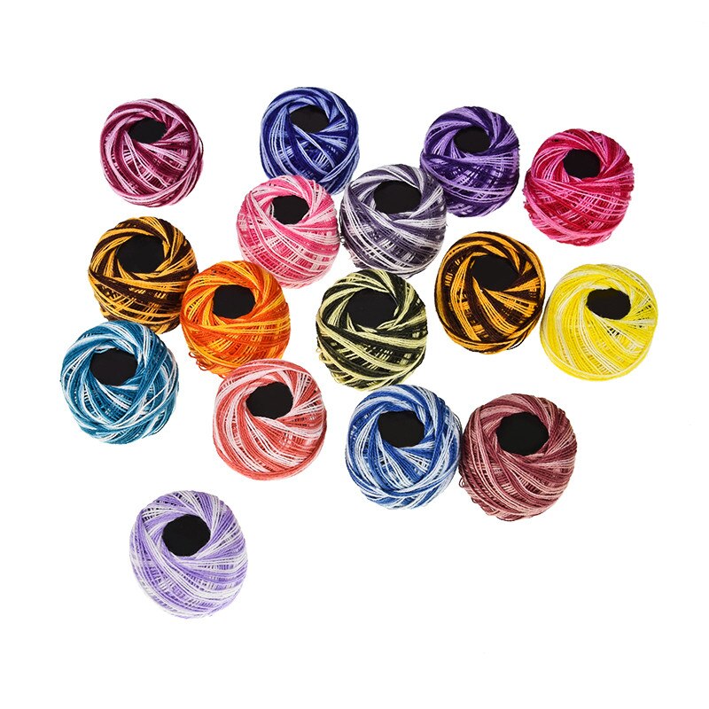 Mix Color 16pcs/Set Sewing Thread Hand Quilting Embroidery Cross Stitch Thread DIY Home Sewing Tool Accessories Supplies