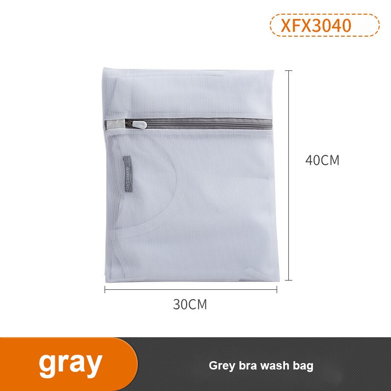 Sacchetto per biancheria di lavaggio multi-formato sacchetti per lavaggio a rete con cerniera borsa per lavatrice per uso domestico per biancheria intima per biancheria calzini per reggiseno vestiti sporchi: 02Fine net