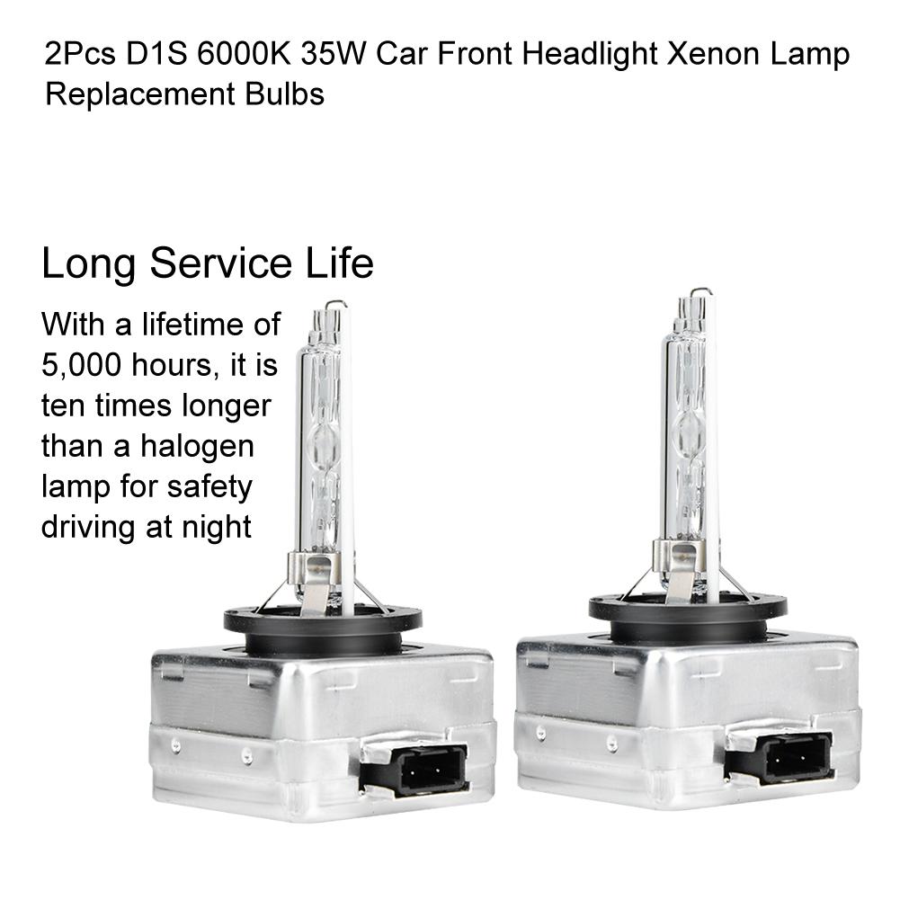 2Pcs D1S 6000K 35W Car Front Headlight Xenon Lamp Replacement Bulbs Xenon h7 Canbus Auto Accessories