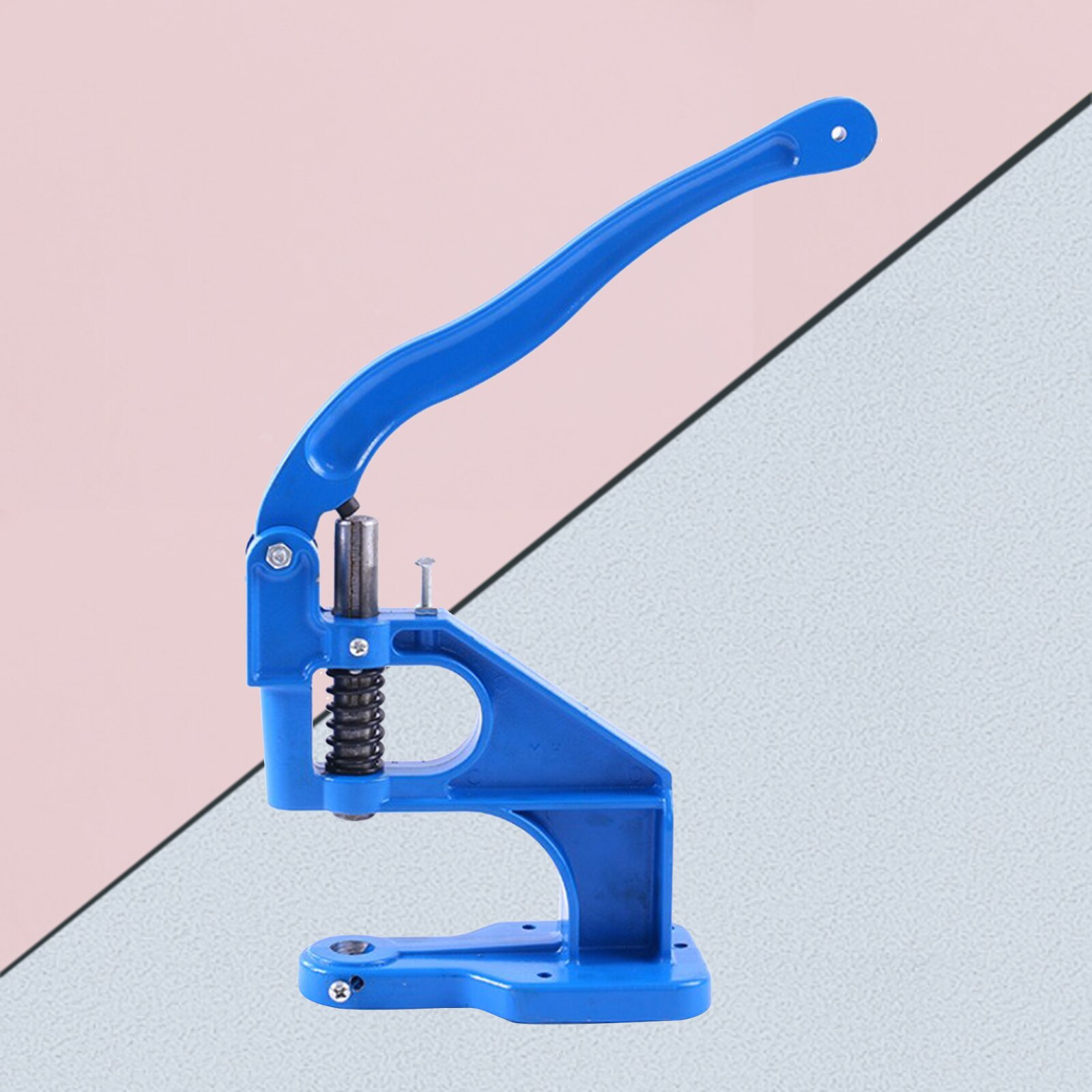 Kit de máquina prensa de mano de ojales de alta resistencia, herramienta para pancartas, ojal de ojal, agujeros para cinturones, bolsas, cortinas, tiendas