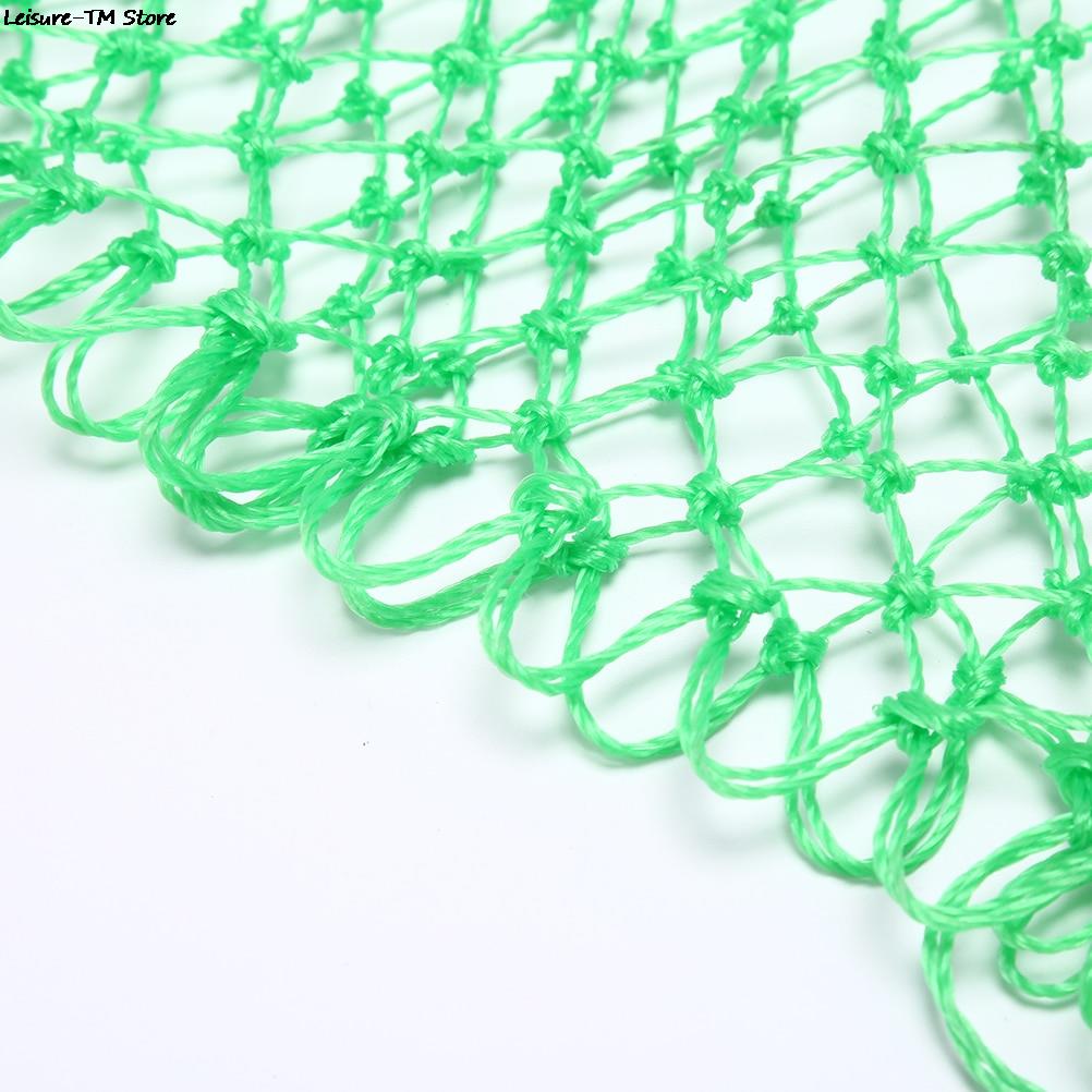 Nylon Green Fishing Nets fishing Collapsible Rhombus Mesh Hole Folding Dip Net 35/45/70 cm