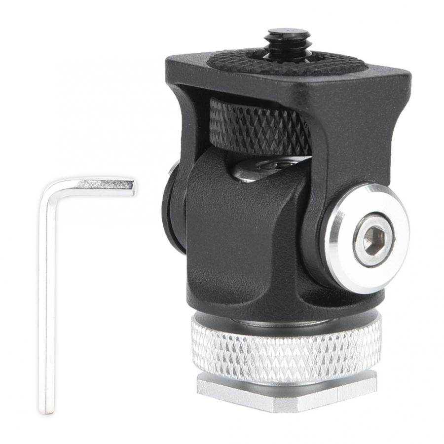 Stativ ball kopf Mini Shoe Mount Monitor Mikrofon Flash-Halter 1/4 Zoll Schraube Kamera Halterung gimbal kopf heißer