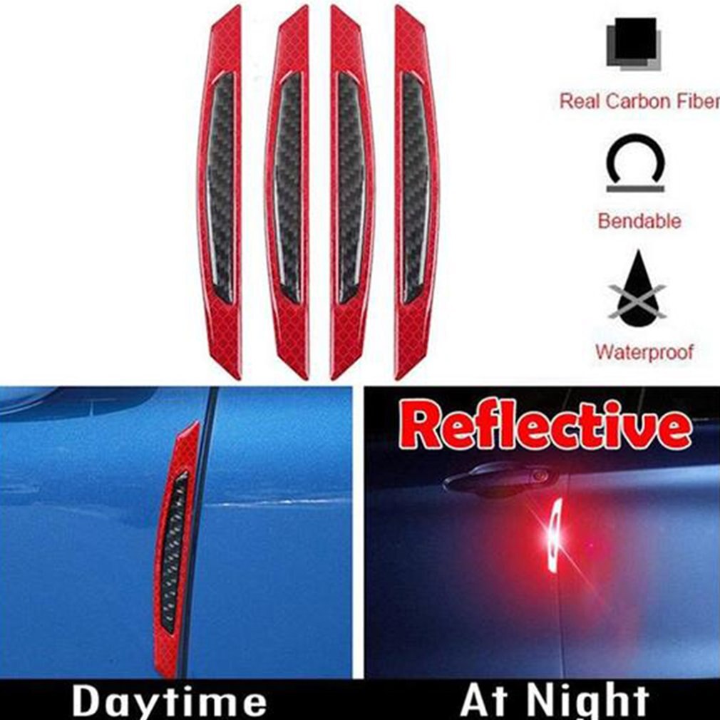 Koolstofvezel autodeurrandbeschermingsstrip krasbestendige beschermstrip