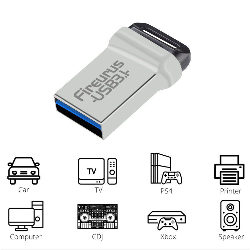 Neues USB-Fash-Laufwerk 64 GB 32 GB 16 GB 128 GB Stift-Flash-Laufwerk wasserdicht silber U-Disk Memoria Cel USB-Stick