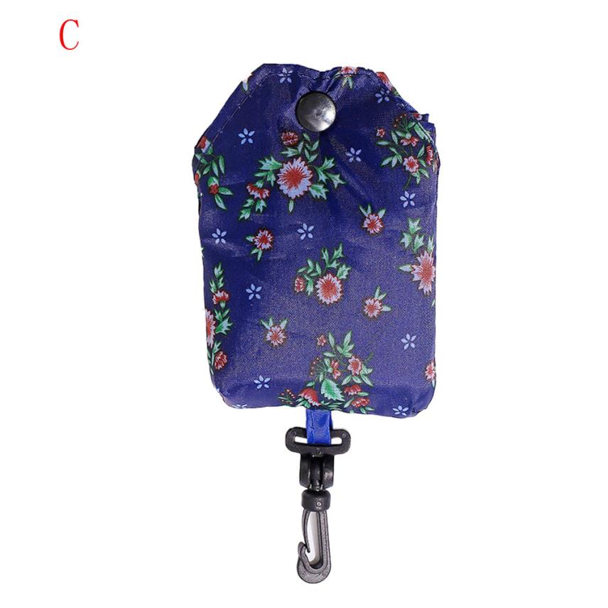 Handtassen Vrouwen Opvouwbare Herbruikbare Nylon Eco Handtas Opslag Reizen Winkelen Tote Boodschappentassen Lichtblauw: C