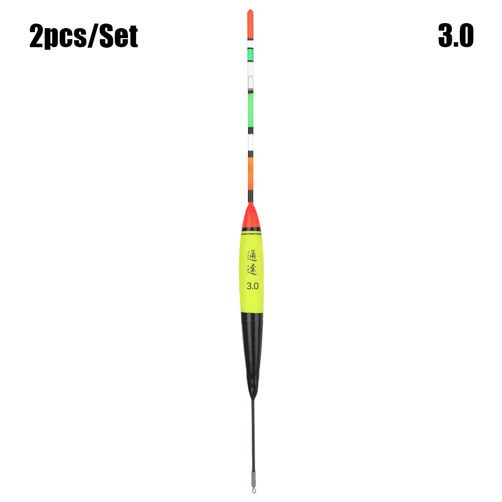 1/2PC Portable Green Fishing Floats Catfish Pike Float Buoyancy Eva Inline Bobbers Float Fishing Accessories: StyleB-3.0