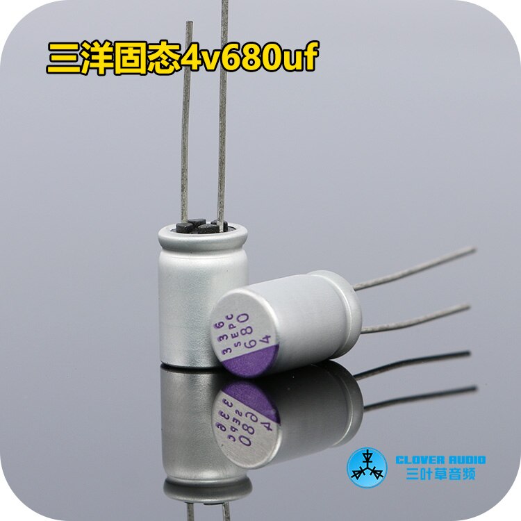 Special offer 4v 680uf brand Japanese Sanyo solid capacitors