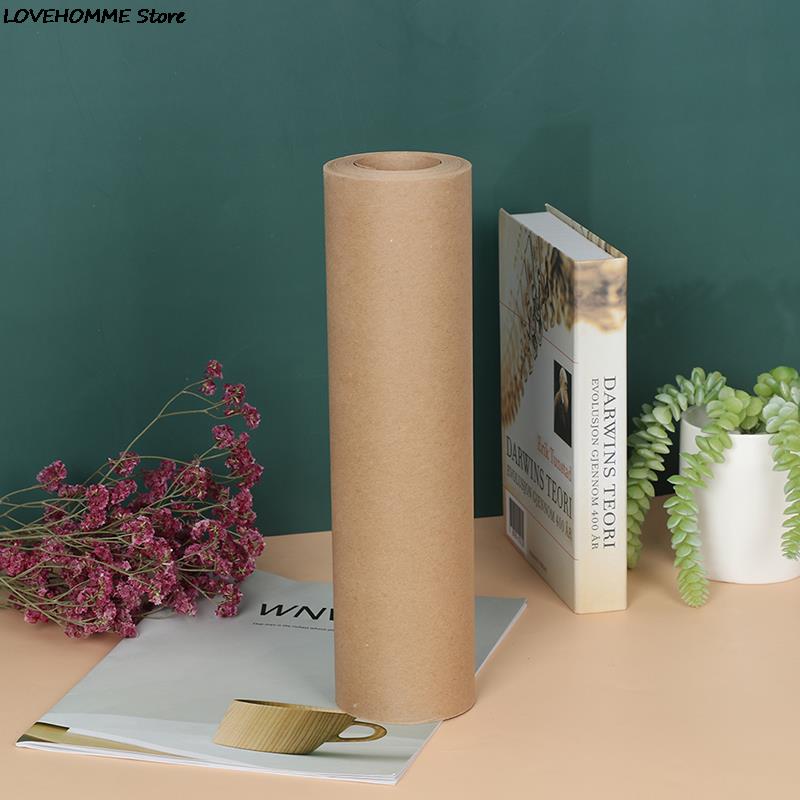 30 metros marrón Papel Kraft para envolver rollo para boda cumpleaños de paquete de embalaje arte
