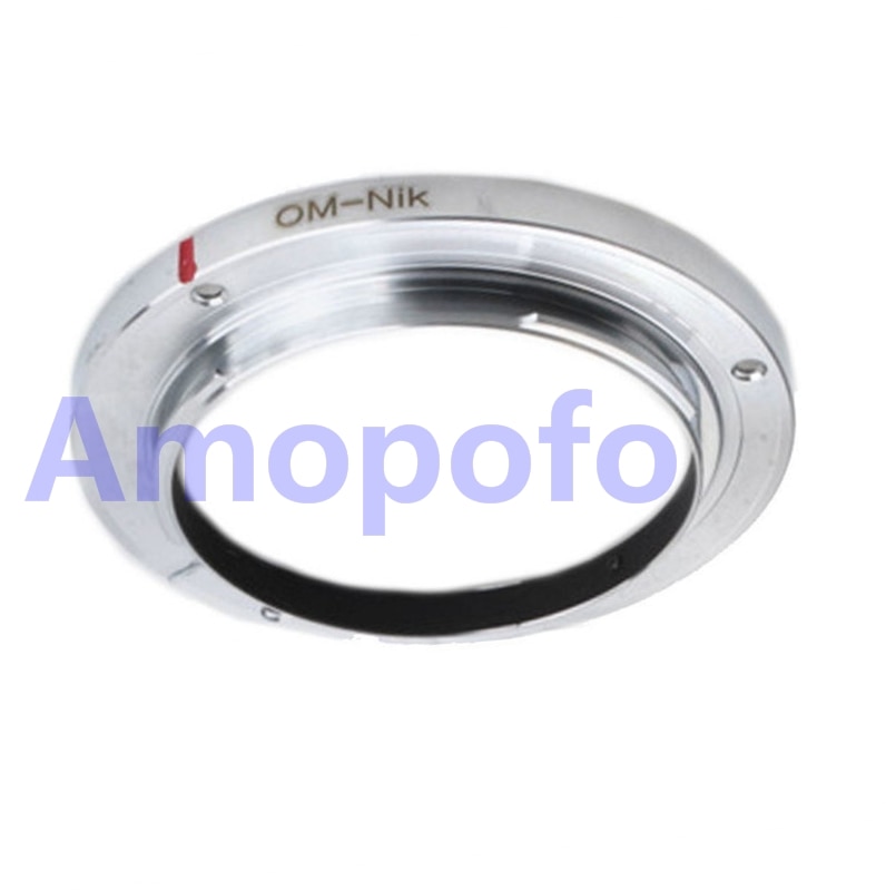 AMOPOFO voor Olympus om Lens Nikon F Mount Adapter Camera voor DF D800 D3300 D5300 D7100