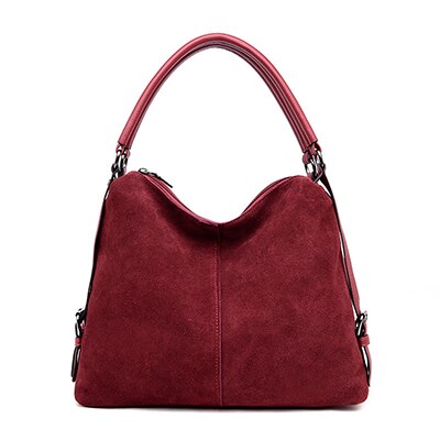 Vadim Suede Hobos Tas Vrouwen Casual Totes Dames Top-handgrepen Tas Messenger Vrouwelijke Schoudertassen Crossbody Bolsa Feminina: Red