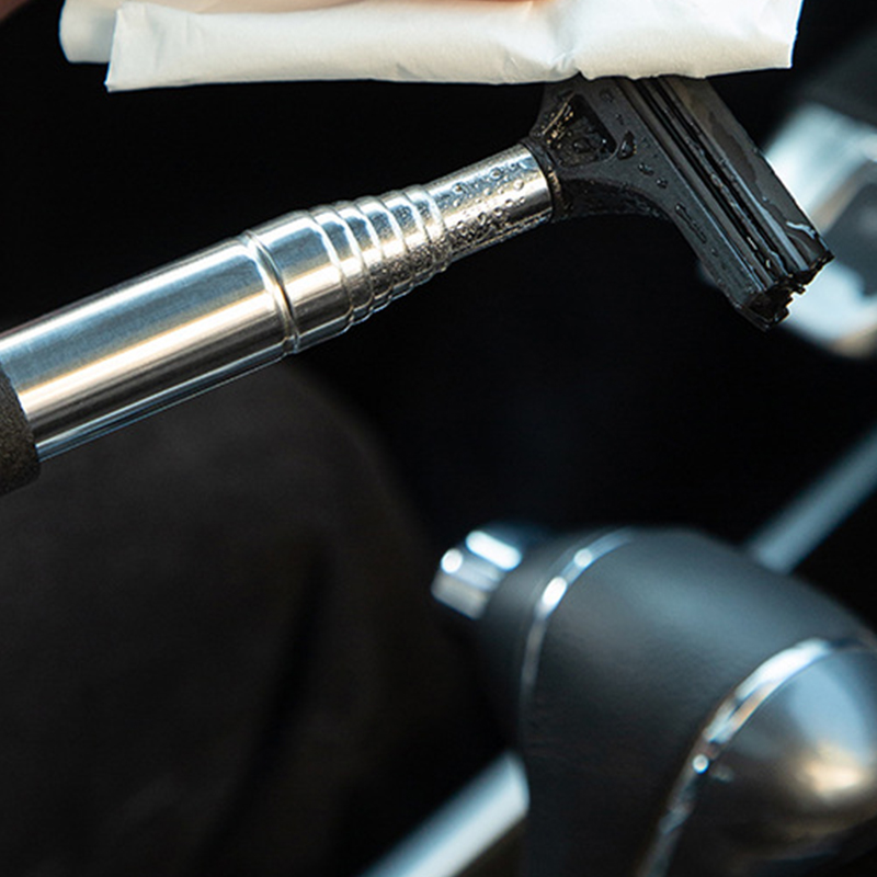 Spiegel Borstel Auto Side Ruitenwisser Uitschuifbare Achteruitkijkspiegel Ruitenwisser Glas Removal Brush Clean Tool Conditioning Zuigmond Mist Cleaner