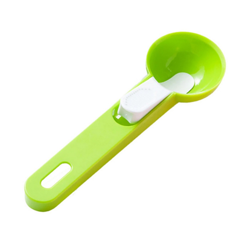 Plastic Ice Cream Scoop With Release Button Watermelon Frozen Yogurt-Sorbet Jelly And Fruit Digging Spherical Shape Scoop