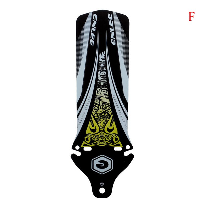 1 st mtb mountain road cykel skärmcykel främre bakre stänkskydd cykling regnskiva 26.5cm pp5 material cykeltillbehör: F