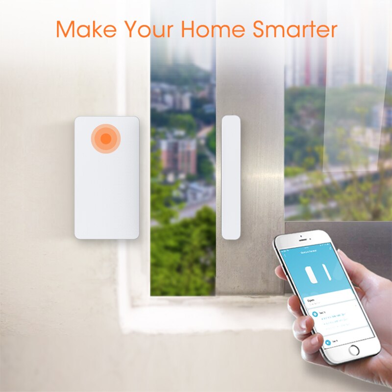 Tuya Smart ZigBee Door Window Contact Sensor Smart Home Wireless Door Detectors Open/Close APP Remote Alarm