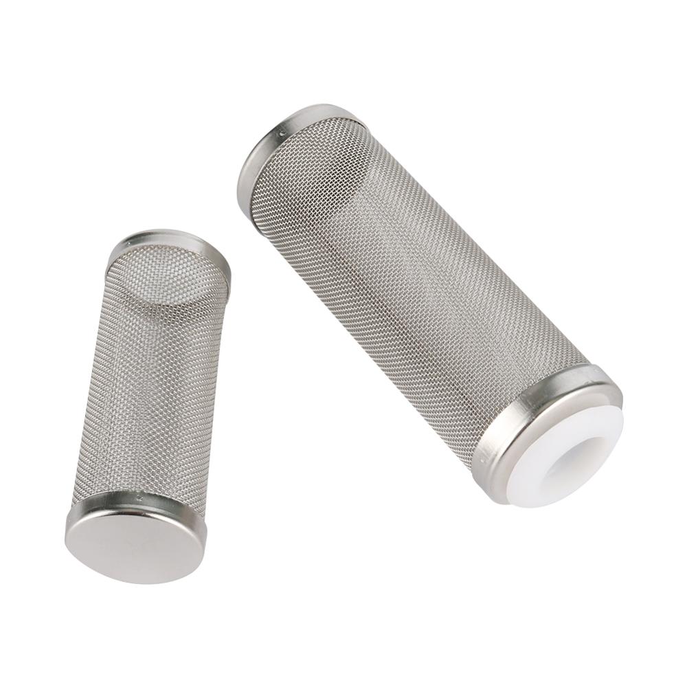 12mm/16mm Fish Tank Filter Stainless Steel Case Mesh Shrimp Nets Special Cylinder Filters Inflow Inlet Protect Aquarium Fittings