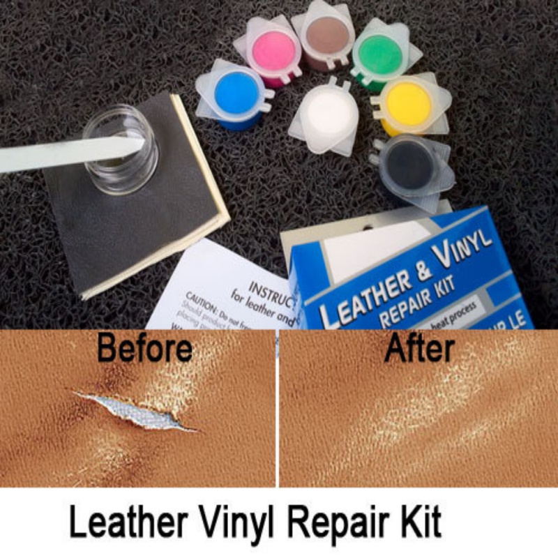 10 stks/set Reparatie Tool Vloeistof Huid Lederen Autostoel Sofa Jassen Holes Scratch Scheuren Rips Geen Warmte Vloeibare Leder Vinyl reparatie Kit