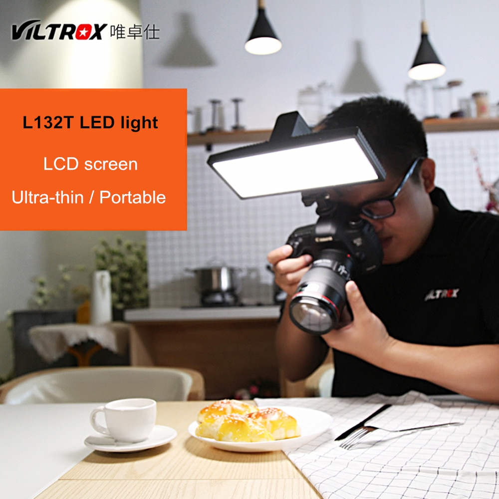 Viltrox L132T Led Video Licht Bi-Color Dimbare Dslr Studio Light Lamp Panel Kleuren Licht Voor Camera Dv Camcorder