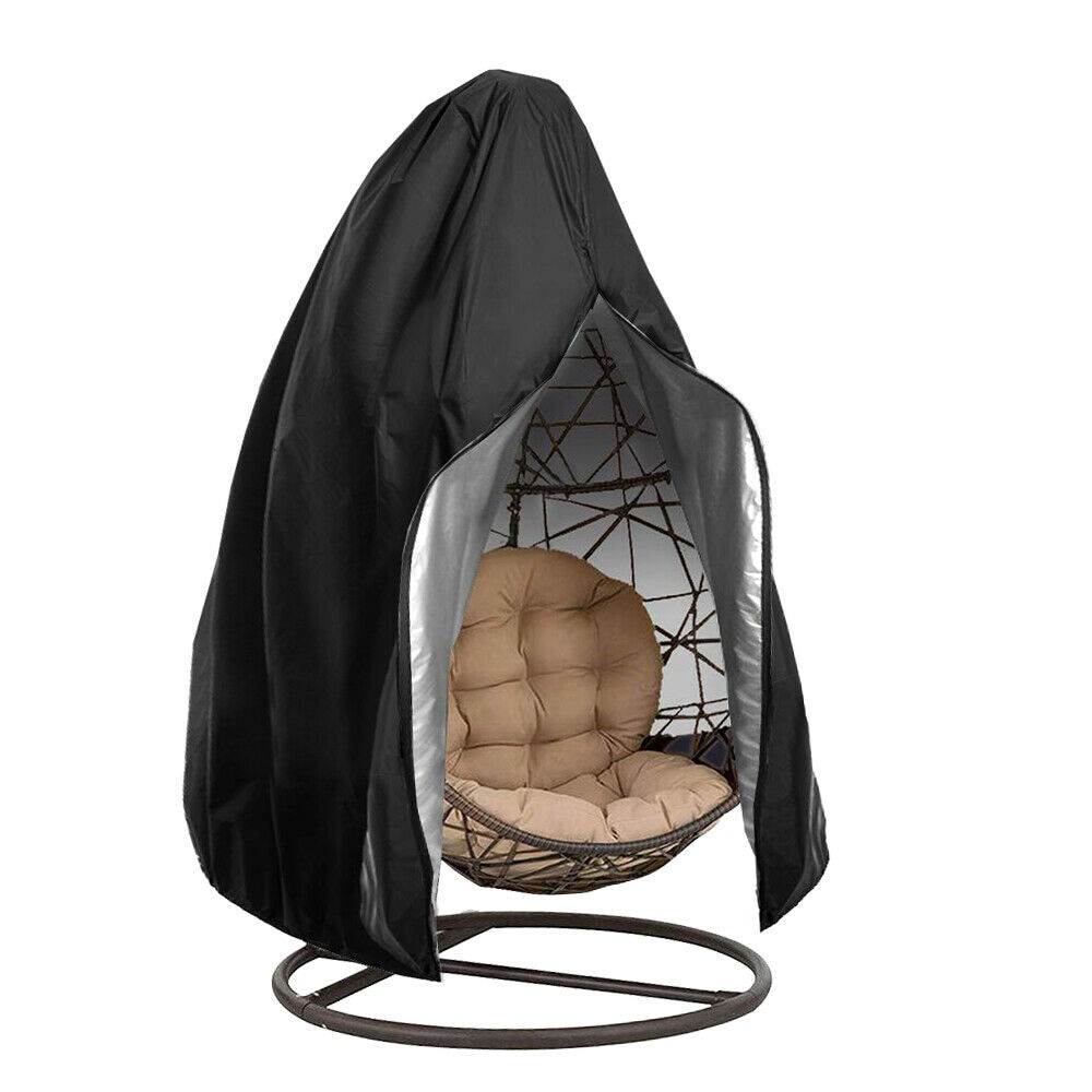 Stolebetræk vandtæt gårdhave æg swing stol støvdæksel beskytter med lynlås beskyttelsesetui udendørs hængende æg stol betræk