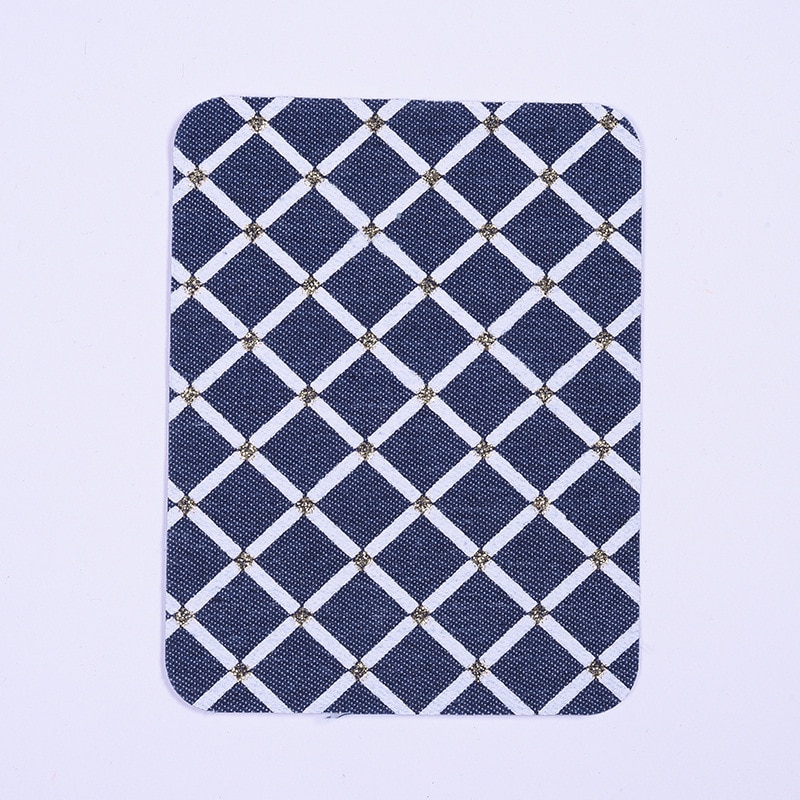 8Pcs Jeans Iron-on Patches Clothes DIY Repair Pants Knee Applique Apparel Self-adhesive Hole Repair Patch