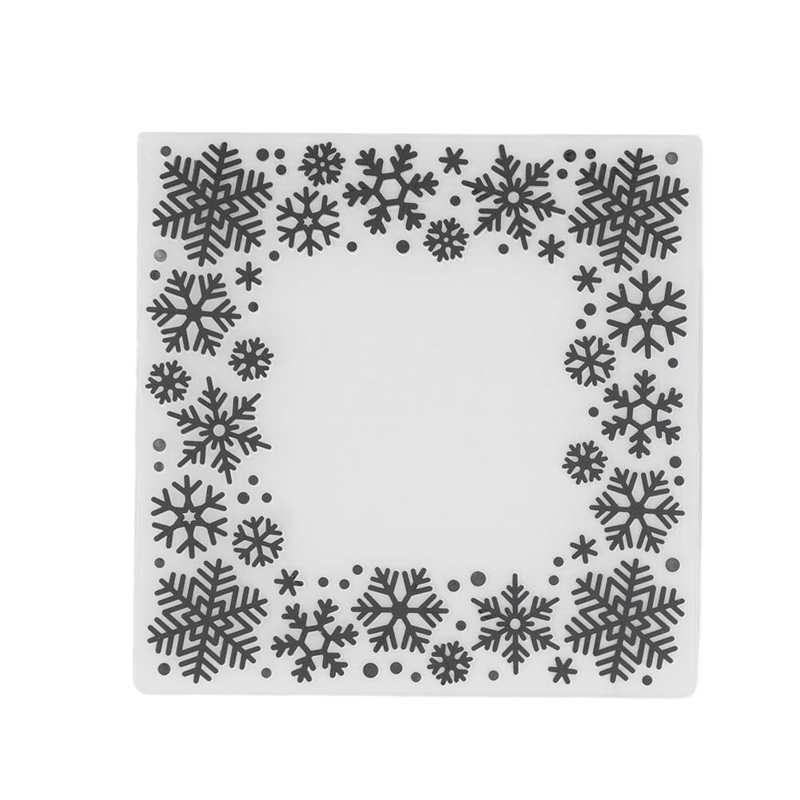 Embossing Template DIY Embossing Template Folders Wear Resistant for Invitations for Cards for Cakes
