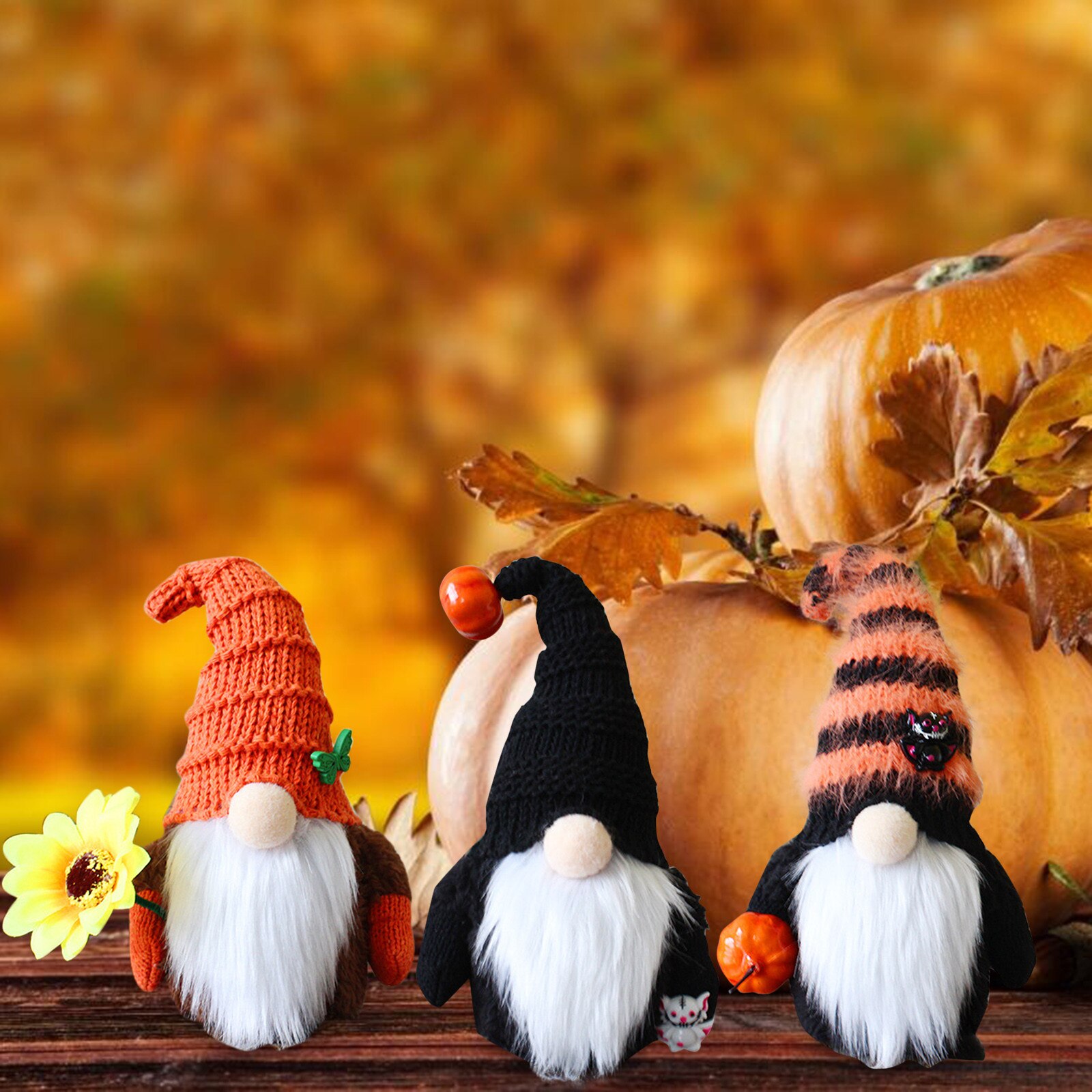 40 #3Pcs Thanksgiving Decoratie Gnome Scandinavische Tomte Nisse Zweedse Honey Bee Elfs Thuis Faceless Pop Kinderspeelgoed