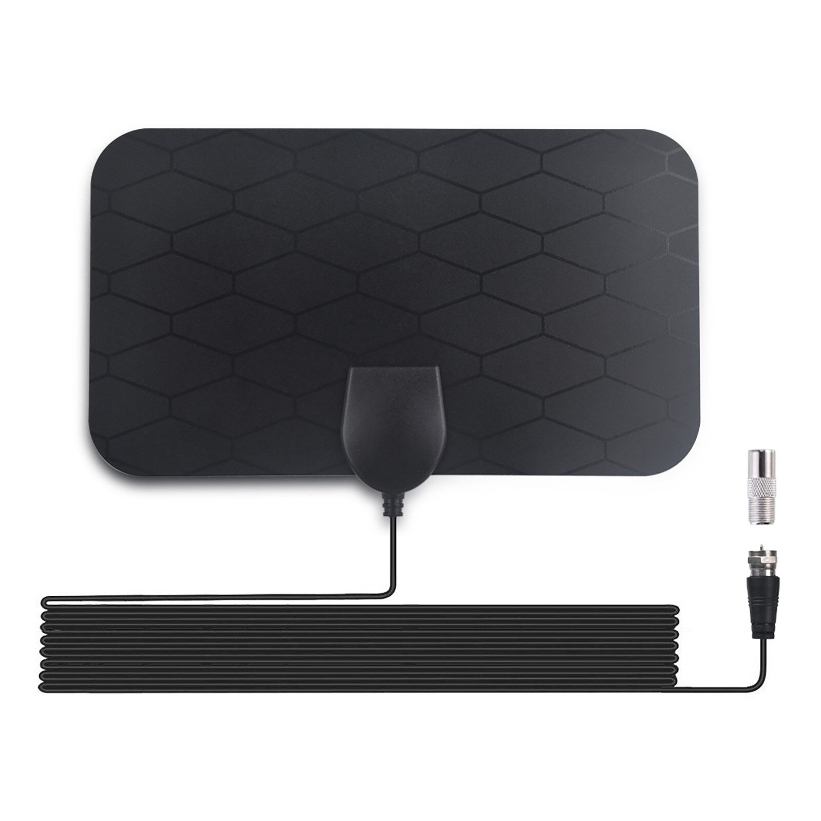 Mini antenne Tv numérique d'intérieur, onde terrestre, adaptateur Iec, tête F, réception de signaux de diffusion Tv Hd gratuits