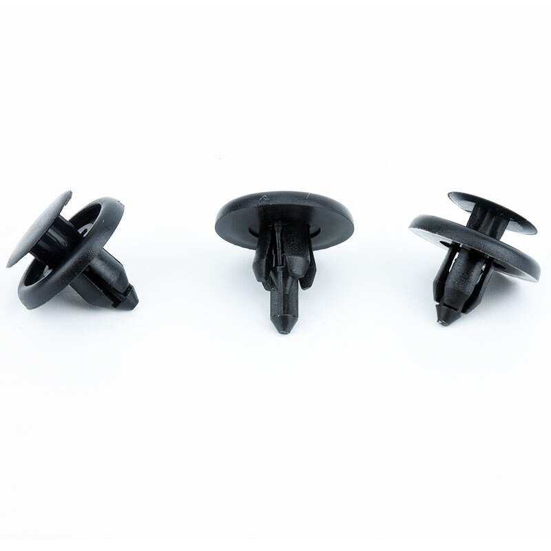 Remache de plástico para coche, sujetador de parachoques automático, retenedor, abrazaderas fijas, Clip de Panel de embellecedor de puerta, Clips de cubierta de motor, 20 Uds., 7mm