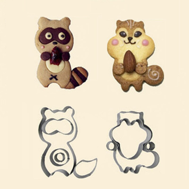 Cookies Cutter Biscuit Mold Set Baking Tools Sugarcraft Cutter Tools Animal Shaped DIY Cake Decorations