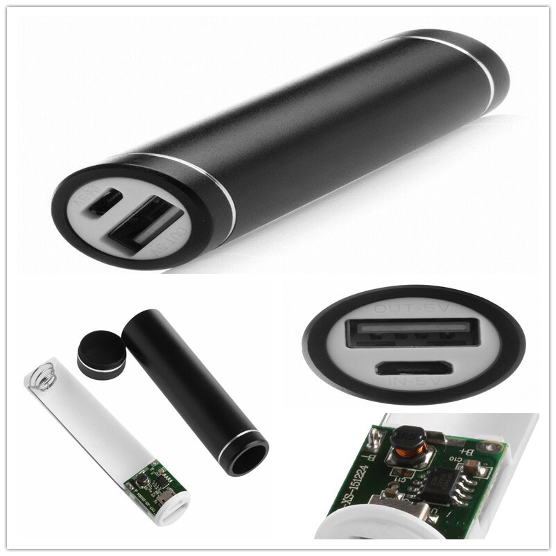 metal 5V przenośny powerbank USB DIY mini przenośna ładowarka opakowanie 1X1865 0 obudowa baterii na wiele telefonów (nie obejmuje baterii)