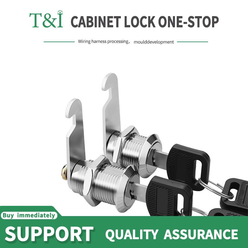 5 SETS Security Lock Metal Alloy Cylinder Cabinet Locker Cam Lock With 2 Keys Security Mailbox Lock Cabinet Drawer Cam Lock 18mm
