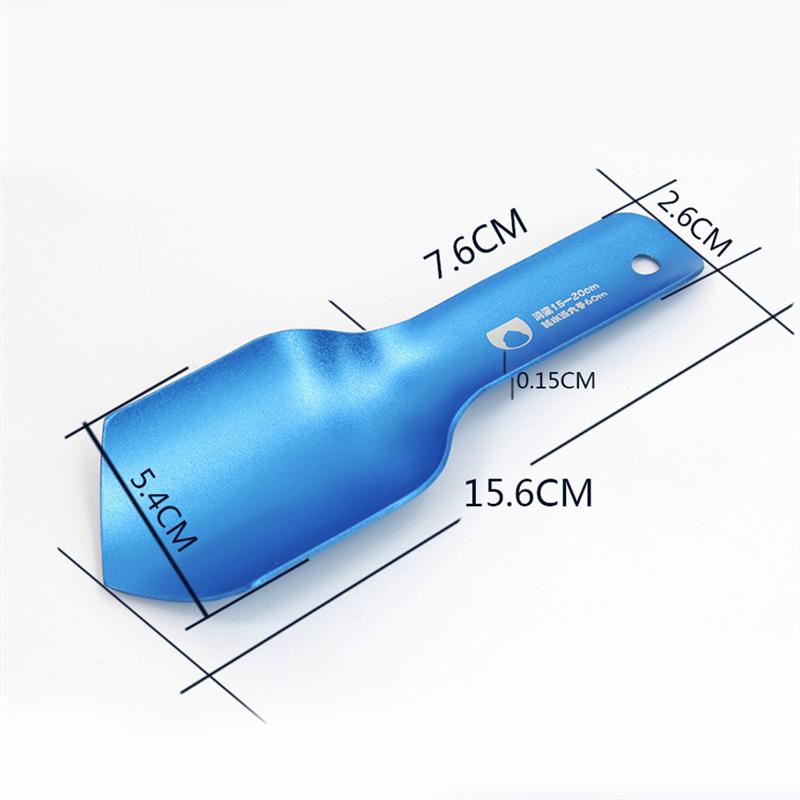 1PC jardinage petite pelle Durable en alliage d'aluminium jardin pelle extérieur Camping spatule pour jardin