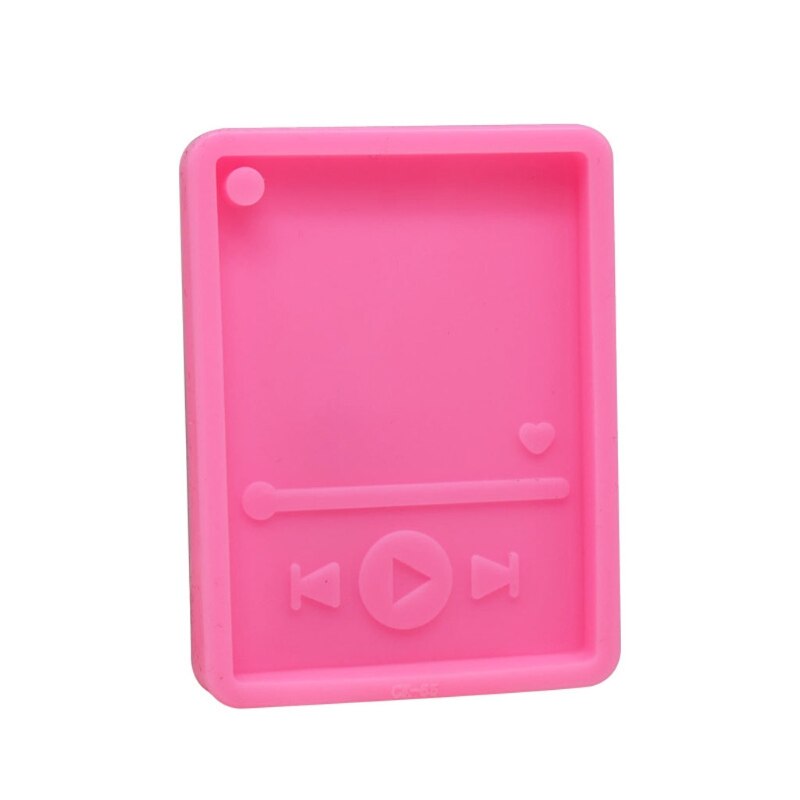 Handmade Music MP3 Keychain Silicone Mold Musical Lovers MP3 Player Pendant Polymer Clay Epoxy Resin Jewelry Making Tool: Default Title