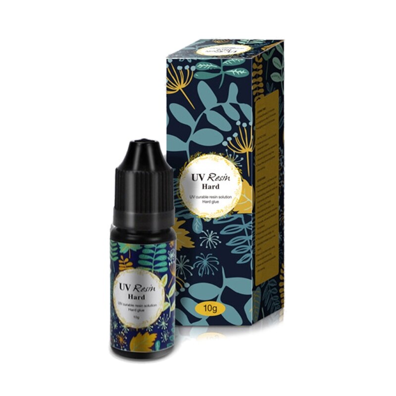 Hard Type UV Resin Ultraviolet Curing Resin Sunlight Activated Resin Art Crafts D08F: Light Grey