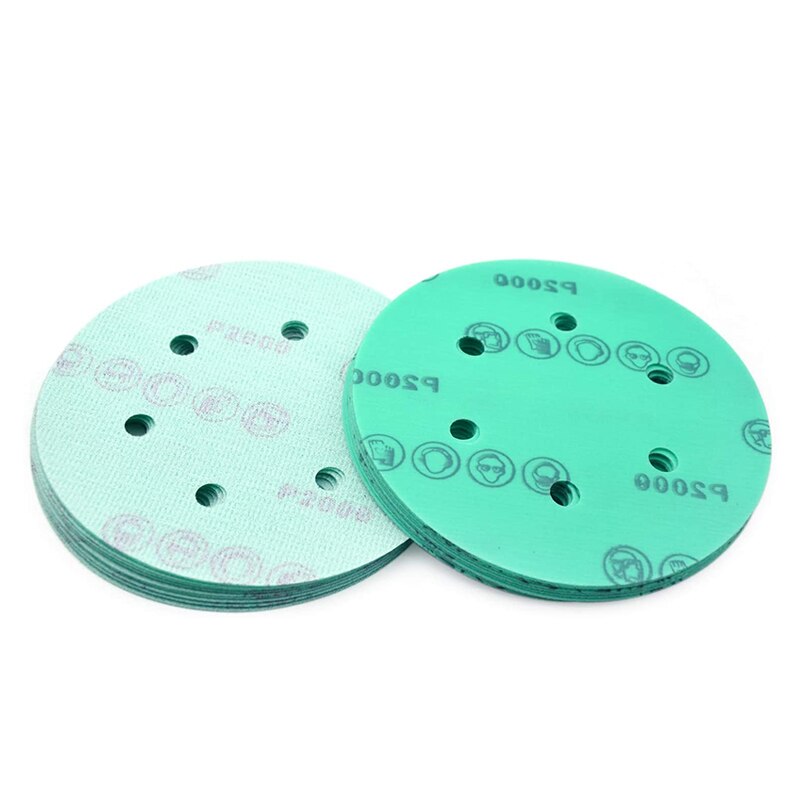 50 Dischi Abrasivi Triangolari Per Levigatrice A Delta - 93 X 93 X 93 Mm, Grana 240, Con 6 Fori E Fissaggio A Velcro, Per Levigatura Fine Di Angoli E Bordi