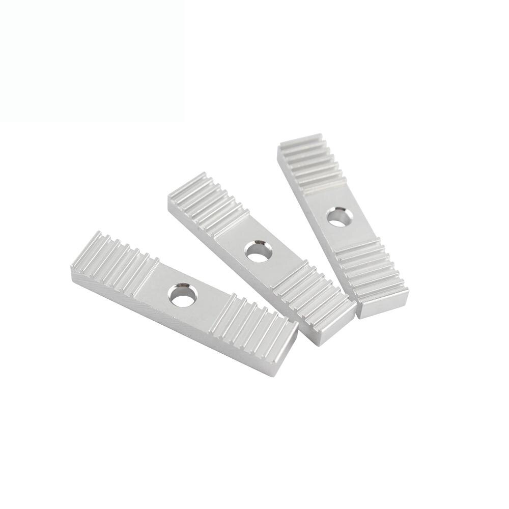 DIY GT2 3D Drucker Aluminium Block zeitliche Koordinierung Gürtel Befestigung Stück Zahn Tonhöhe 2mm Klemme 9*40mm Für 3D Drucker CNC