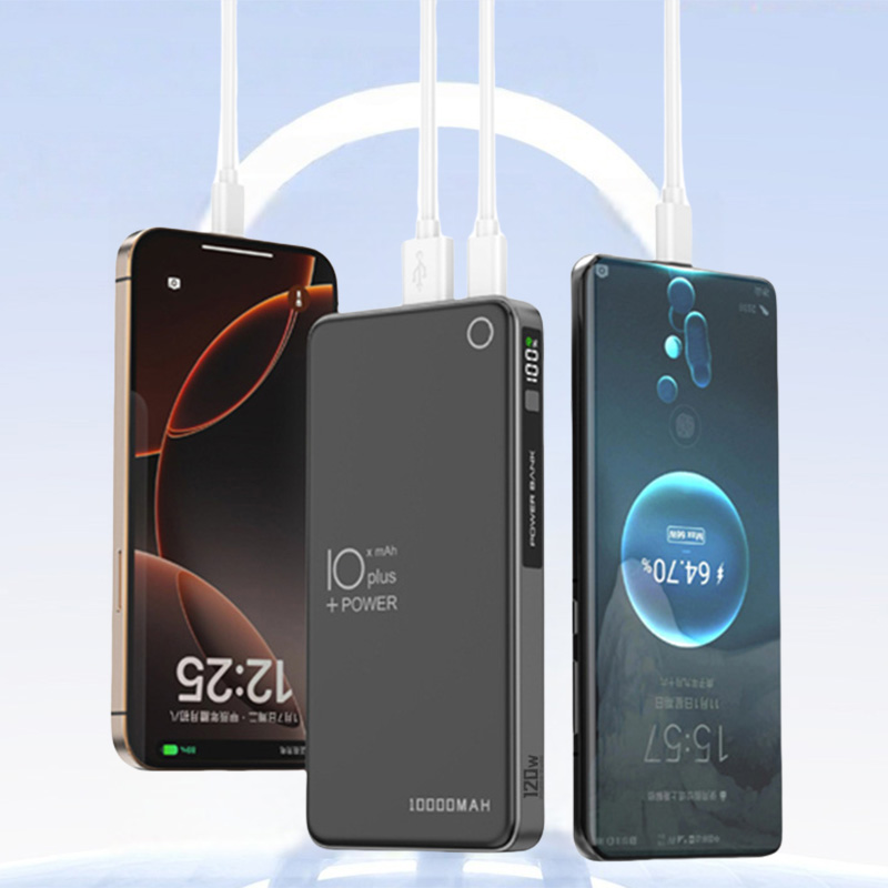 Carregamento super rápido 100000mAh Banco de potência de alta capacidade Bateria portátil Display digital Power Bank para iPhone Samsung Huawei