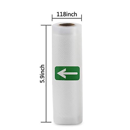 Food Vacuum Sealer Packaging Machine Food Fresh Long Keeping Vacuum Bagsincluding Vaccum Packer Can Be Use for Food Saver: 15CMx5M