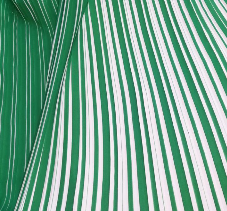 pleated Dress Fabric pleated 2 tone chiffon fabric crushed poly fabric pleated material summer for cloth