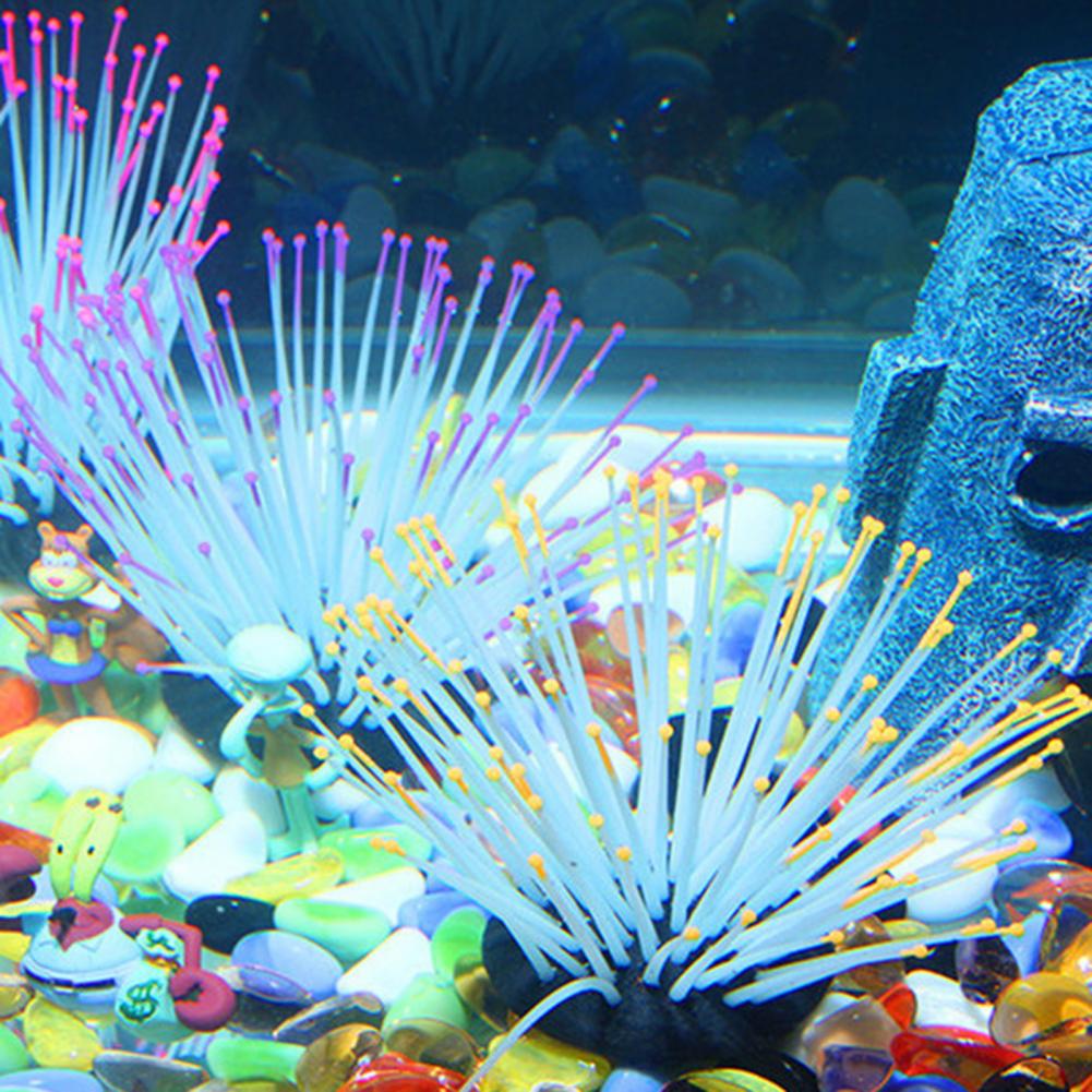 Fish Tank Landscaping Luminous Sea Artificial Plant Aquarium Decor Unique Simulation Plant Soft Decoration Small Ornaments
