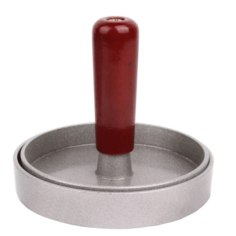 Iyounice hamburgerpress rund form aluminiumlegering 11.9cm hamburgare kött nötkött grill hamburgare press biffmaskin form kött verktyg
