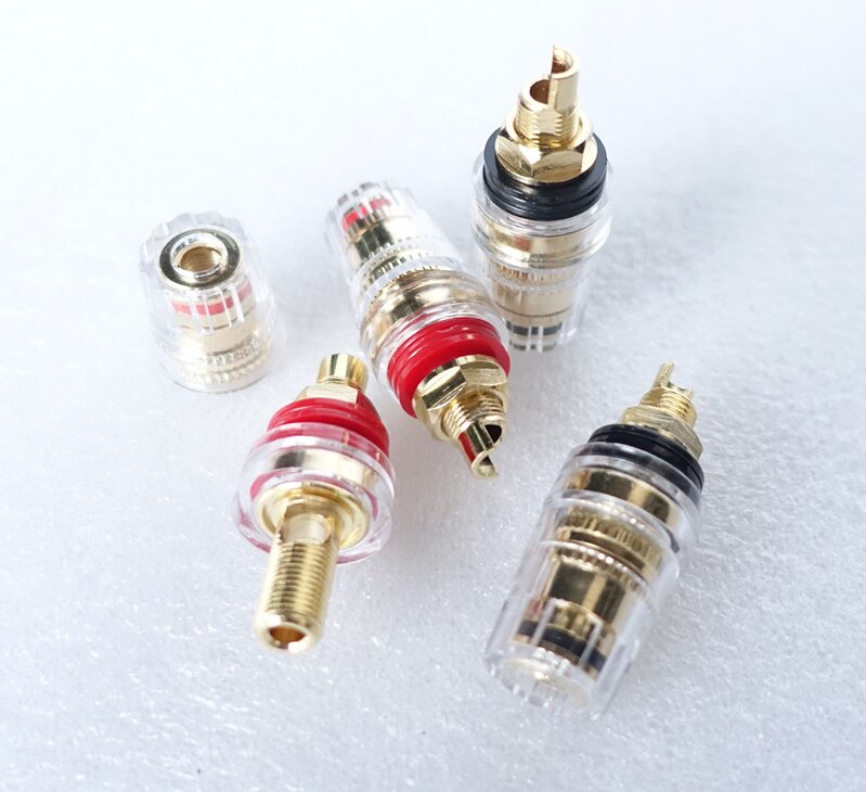 Pure Copper Crystal Binding Post, Amplifier Terminal, Speaker Terminal Output Terminal